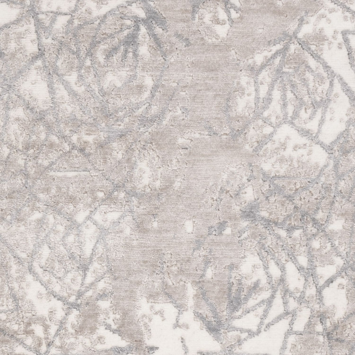 Alfombra de diseño - 206 x 154 cm - plata
