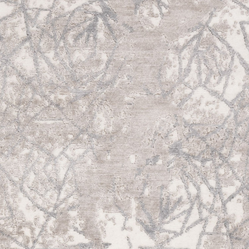 Alfombra de diseño - 206 x 154 cm - plata
