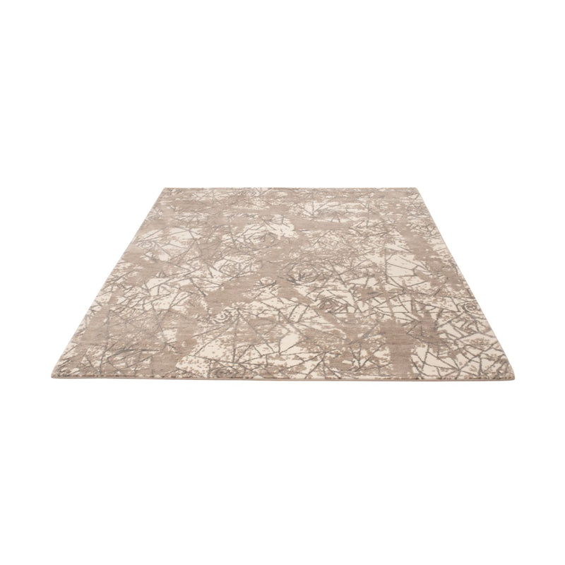Alfombra de diseño - 206 x 154 cm - plata