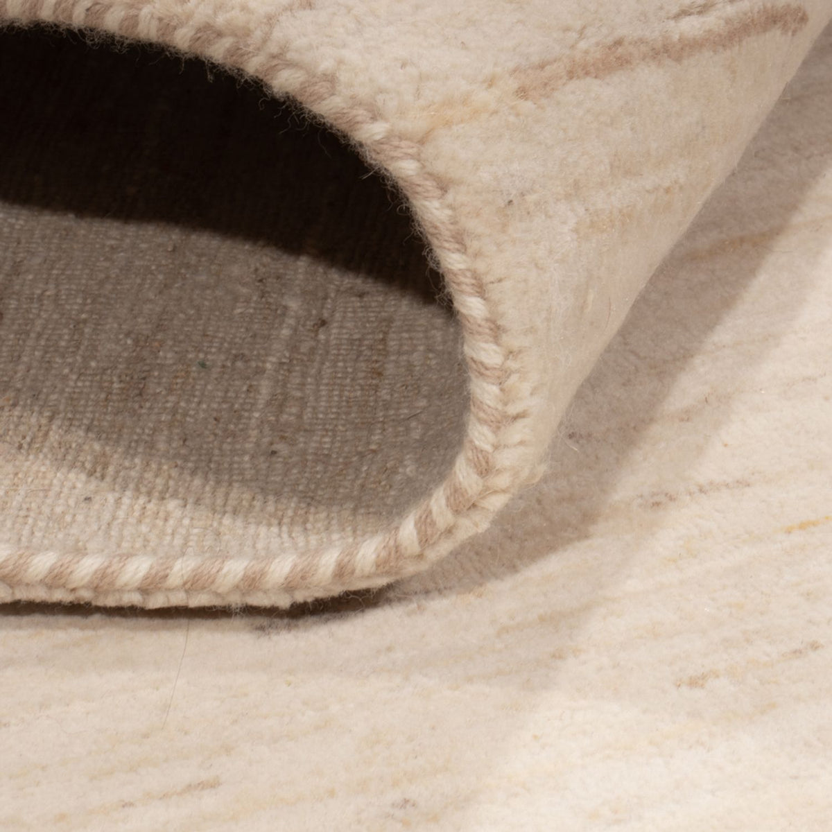 Alfombra Gabbeh - Loribaft Indus - 202 x 155 cm - plata