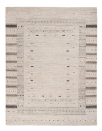 Alfombra Gabbeh - Loribaft Indus - 207 x 156 cm - plata