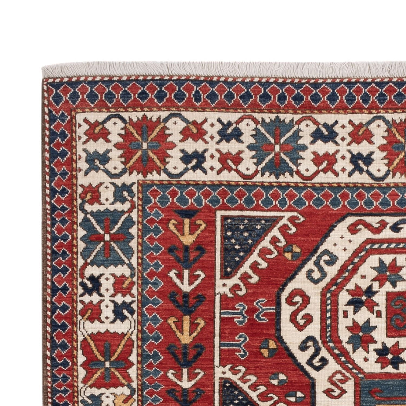 Kazak Alfombra 198x146cm - Alfombra oriental
