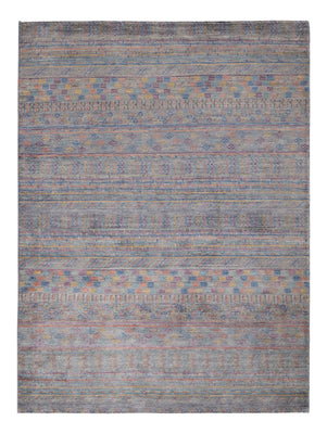 Alfombra de diseño - 205 x 152 cm - azul oscuro