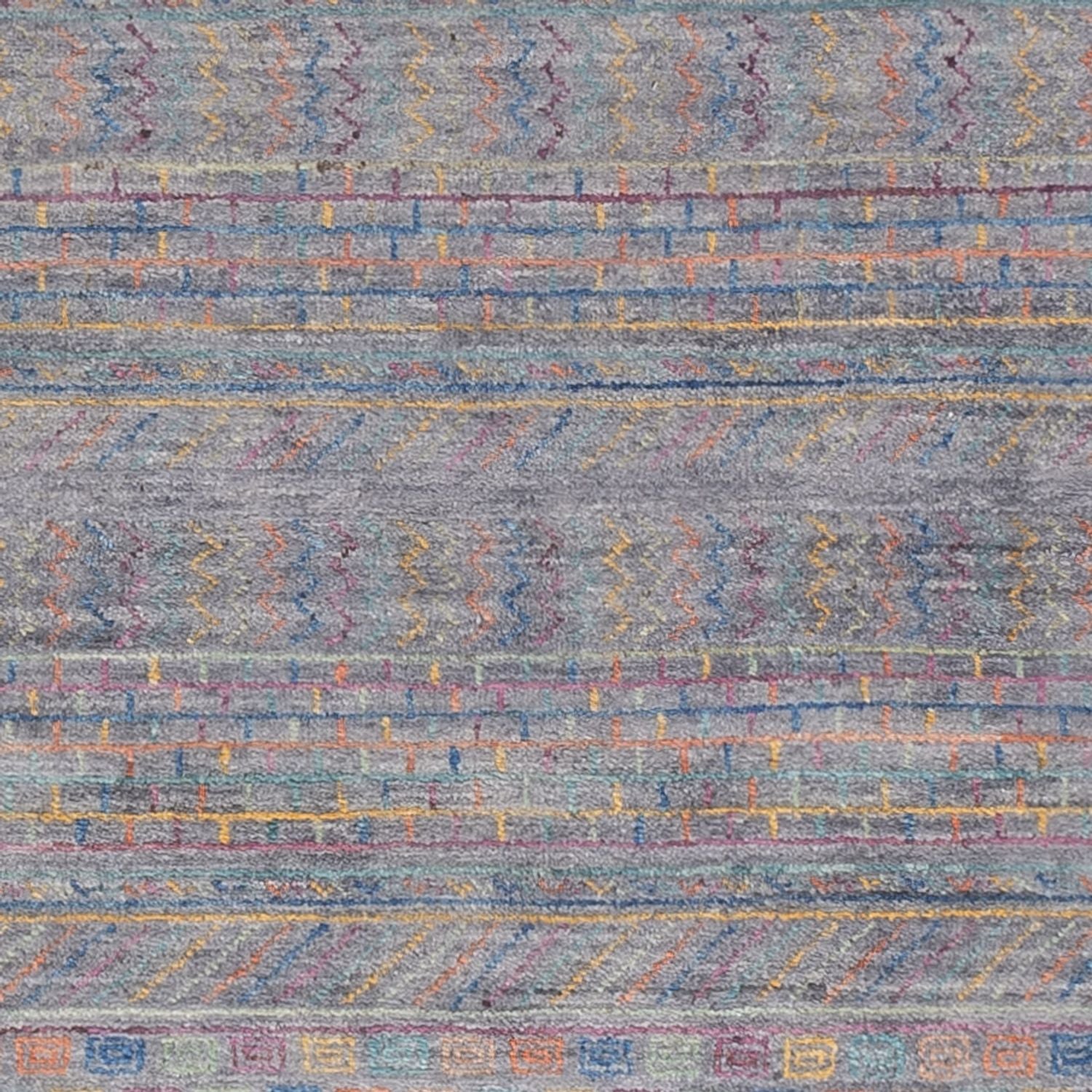 Alfombra de diseño - 205 x 152 cm - azul oscuro