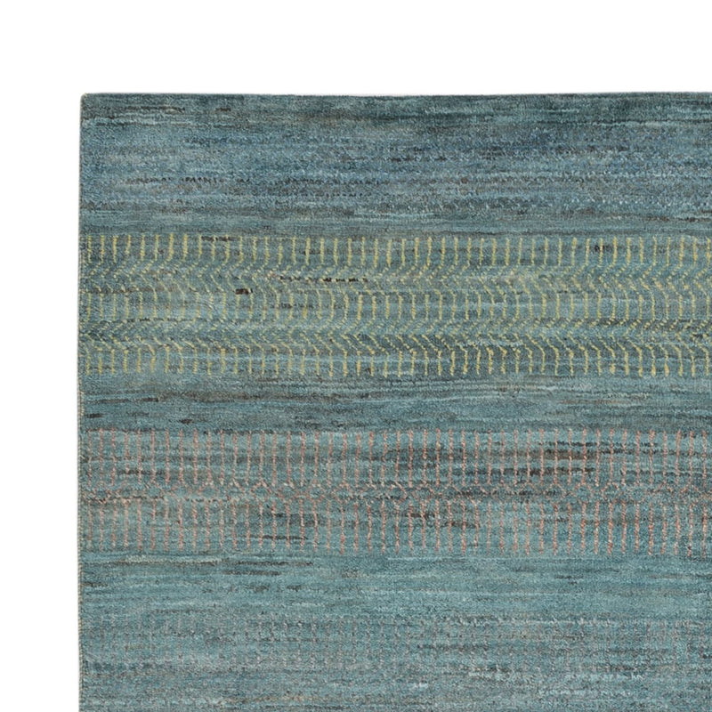 Alfombra de diseño - 196 x 152 cm - verde oscuro