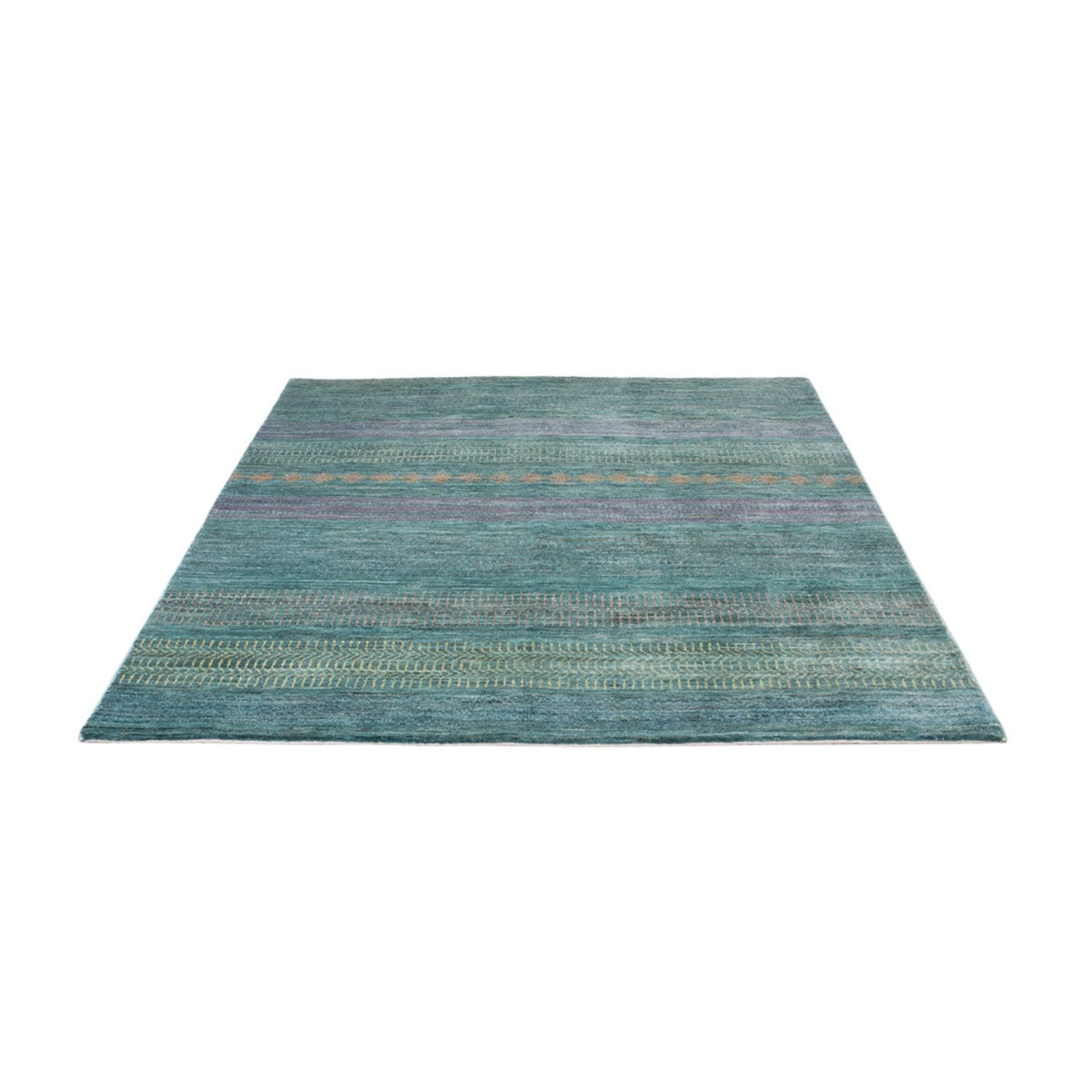 Alfombra de diseño - 196 x 152 cm - verde oscuro