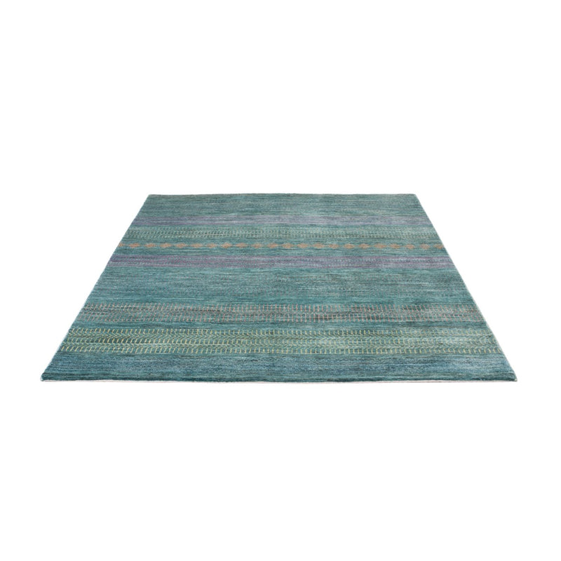 Alfombra de diseño - 196 x 152 cm - verde oscuro