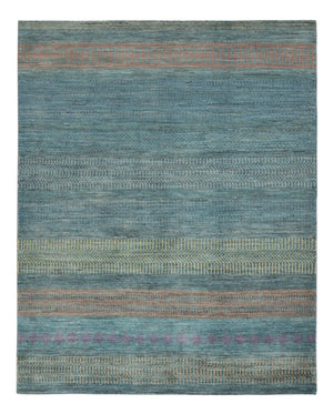 Alfombra de diseño - 195 x 154 cm - verde oscuro
