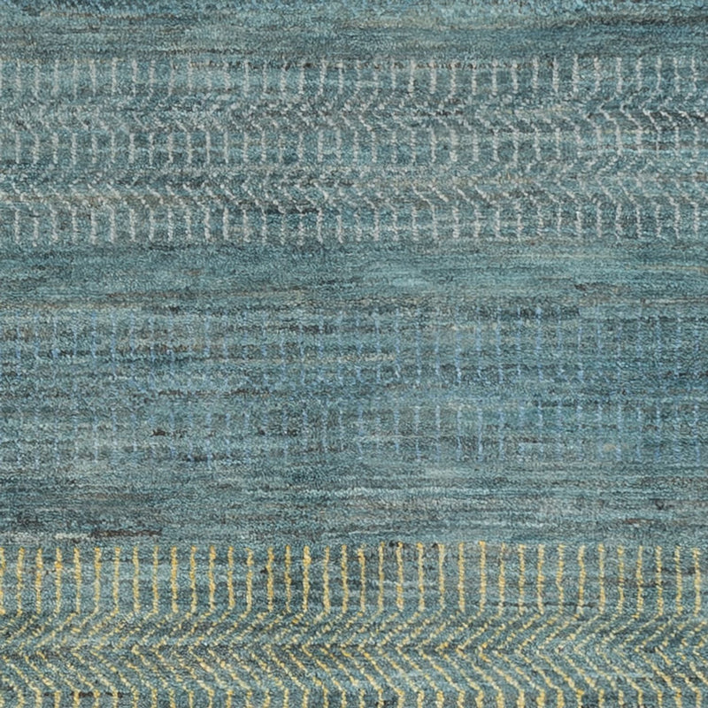 Alfombra de diseño - 195 x 154 cm - verde oscuro
