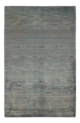 Alfombra Gabbeh - Persa - 208 x 136 cm - verde oscuro