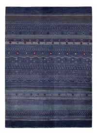 Alfombra Gabbeh - Persa - 191 x 140 cm - azul oscuro