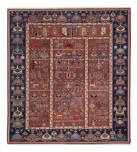 Alfombra Kelim - Oriental - Soumak cuadrado  - 205 x 192 cm - óxido