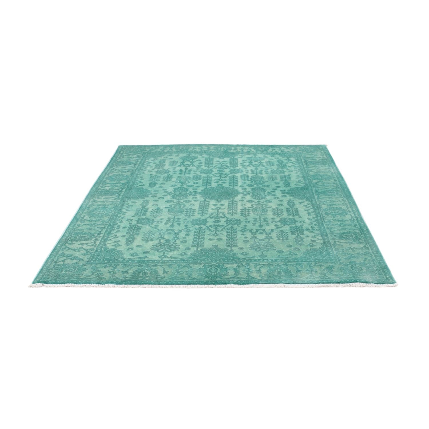 Alfombra de diseño - 196 x 156 cm - turquesa