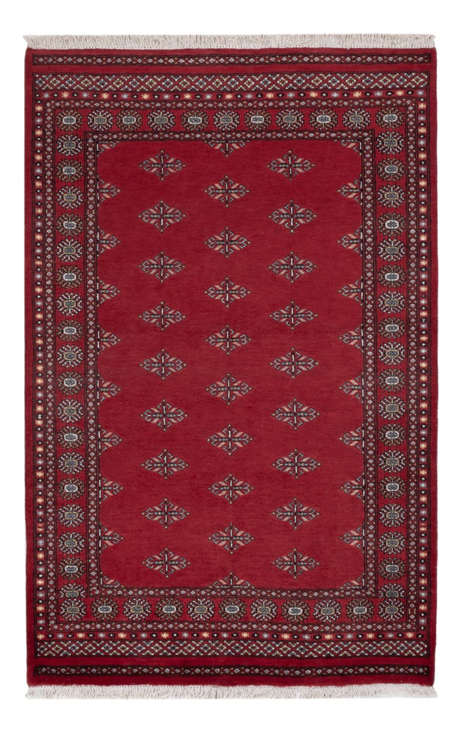 Alfombra Pakistani - 217 x 139 cm - rojo