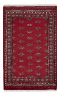 Alfombra Pakistani - 217 x 139 cm - rojo