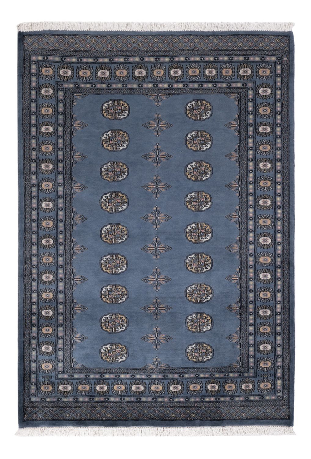 Alfombra Pakistani - 198 x 140 cm - azul