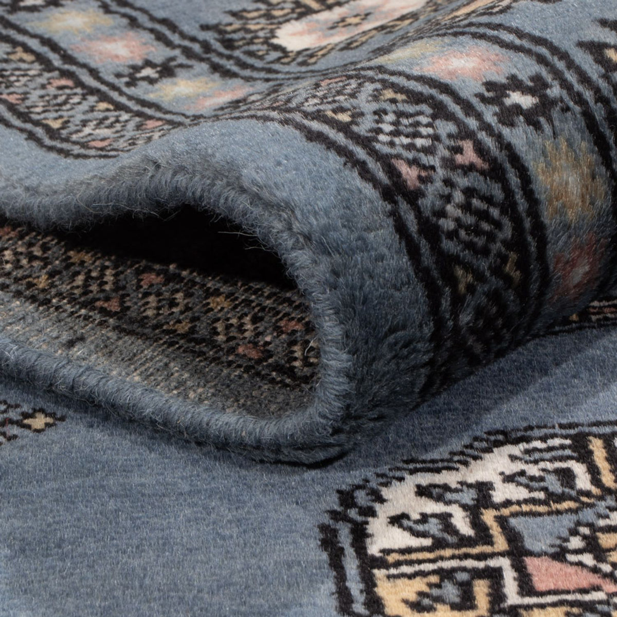 Alfombra Pakistani - 198 x 140 cm - azul