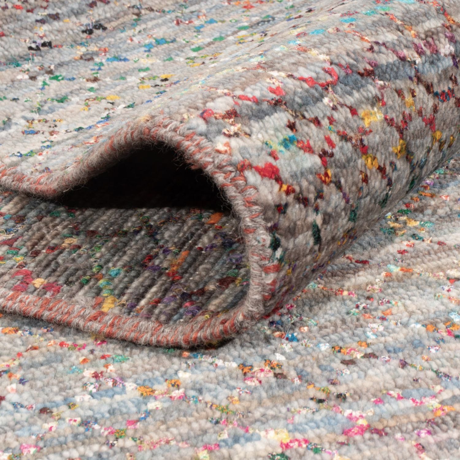 Alfombra de diseño - 195 x 152 cm - multicolor