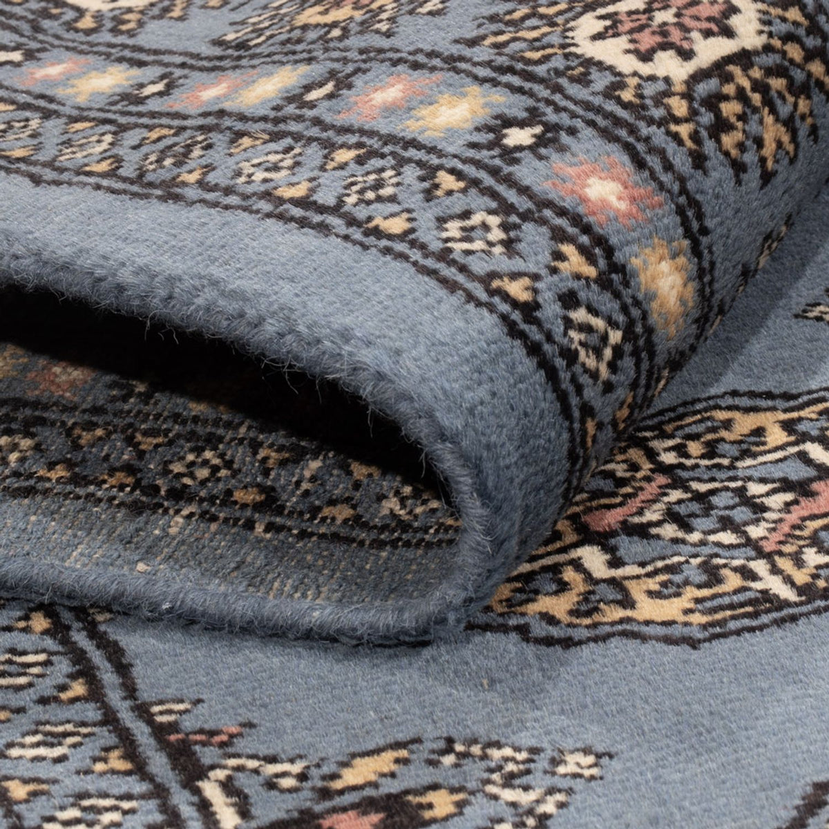 Alfombra Pakistani - 194 x 141 cm - azul