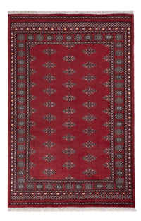 Alfombra Pakistani - 205 x 138 cm - rojo