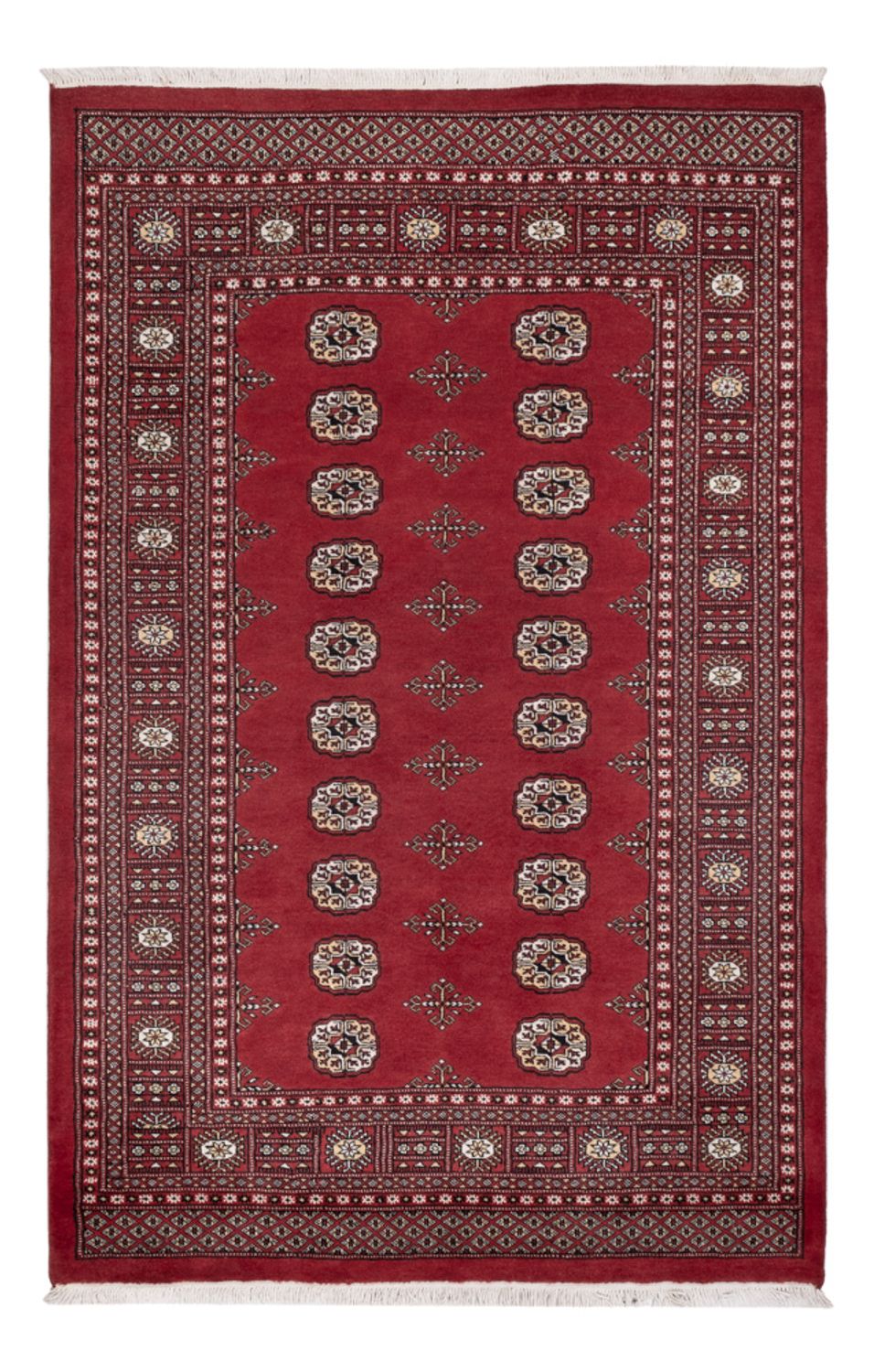 Alfombra Pakistani - 216 x 139 cm - rojo