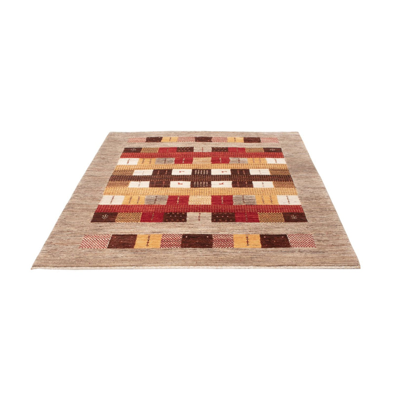 Alfombra Gabbeh - Loribaft Indus - 193 x 145 cm - multicolor