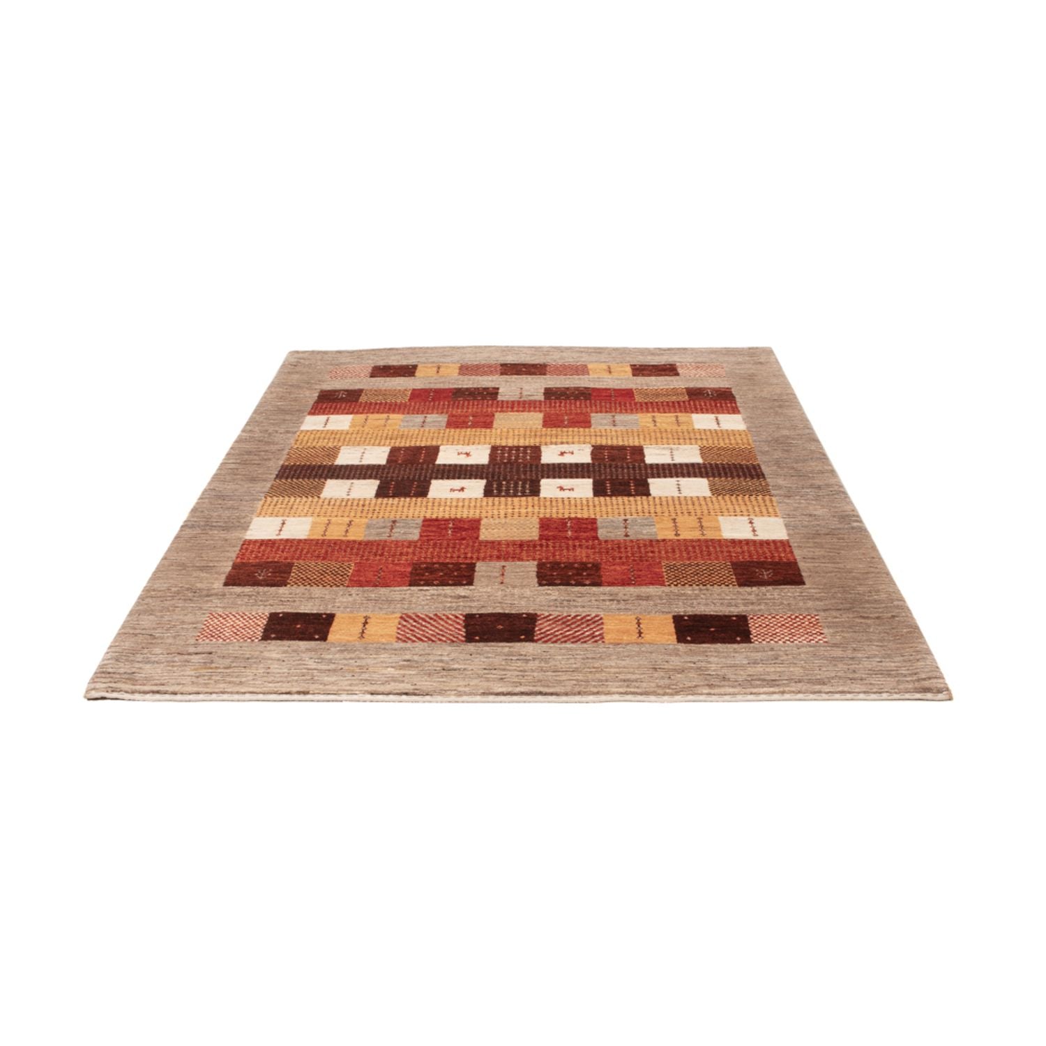 Alfombra Gabbeh - Loribaft Indus - 205 x 150 cm - multicolor