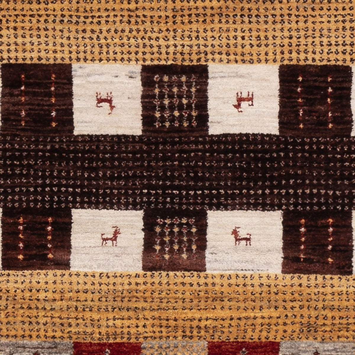 Alfombra Gabbeh - Loribaft Indus - 205 x 144 cm - multicolor