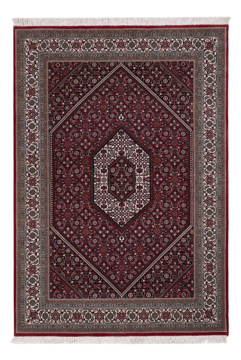 Alfombra oriental - Bidjar - Indus - 200 x 142 cm - marrón oscuro