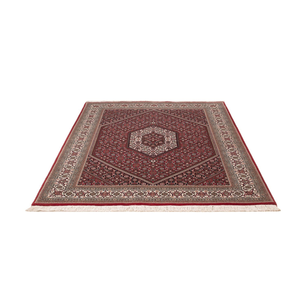 Alfombra oriental - Bidjar - Indus - 200 x 142 cm - marrón oscuro