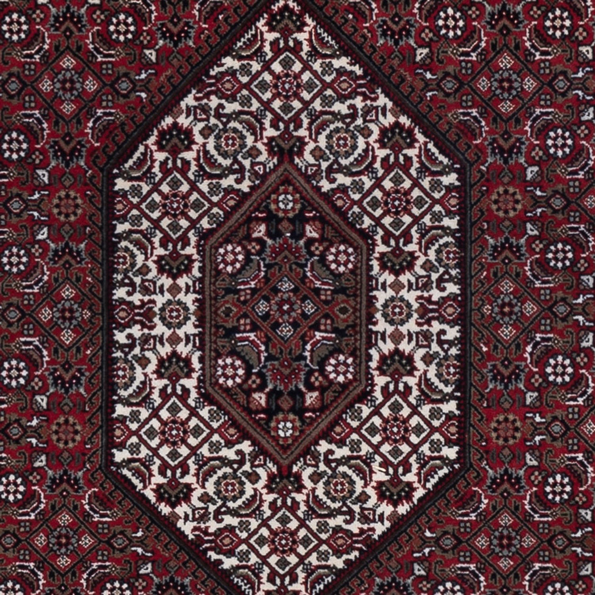 Alfombra oriental - Bidjar - Indus - 201 x 142 cm - marrón oscuro