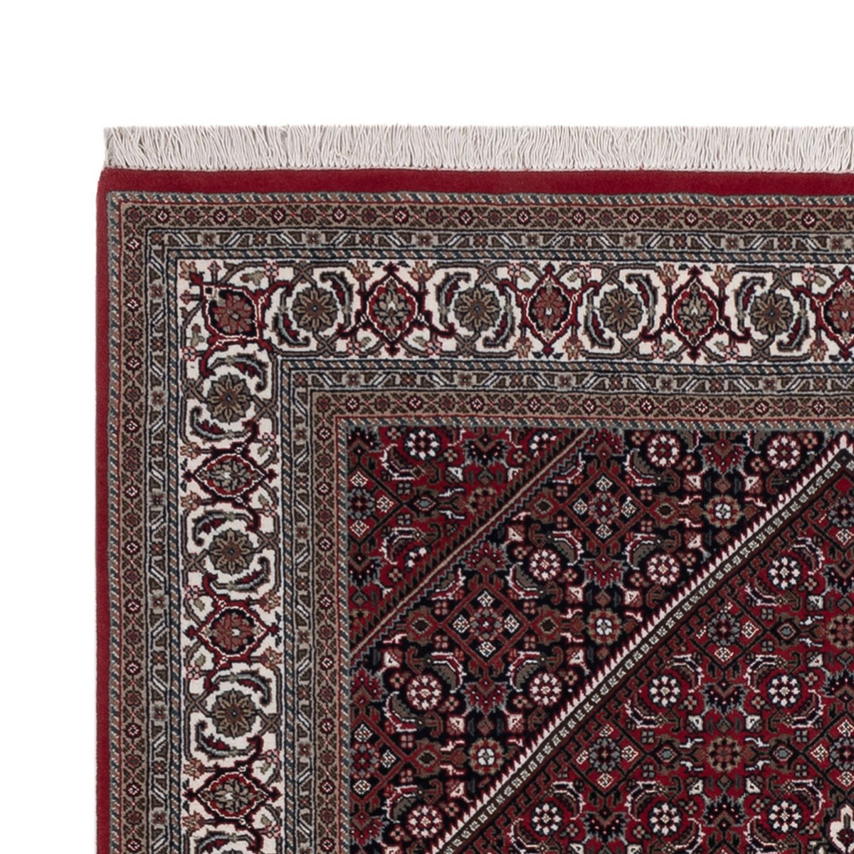 Alfombra oriental - Bidjar - Indus - 201 x 142 cm - marrón oscuro