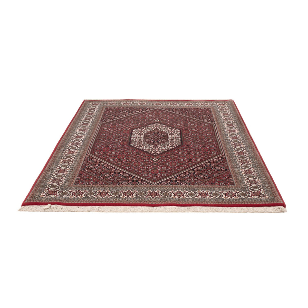 Alfombra oriental - Bidjar - Indus - 201 x 142 cm - marrón oscuro