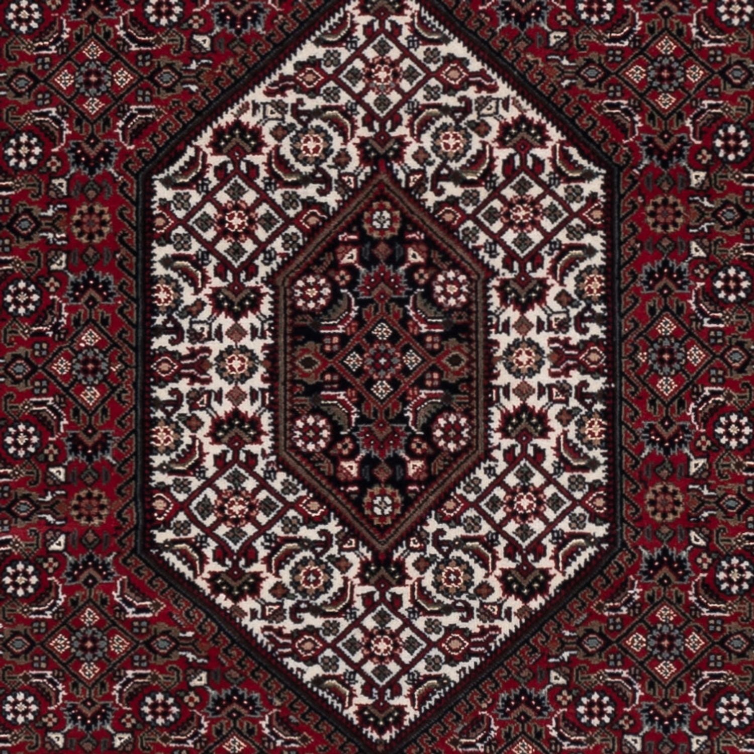 Alfombra oriental - Bidjar - Indus - 204 x 145 cm - marrón oscuro