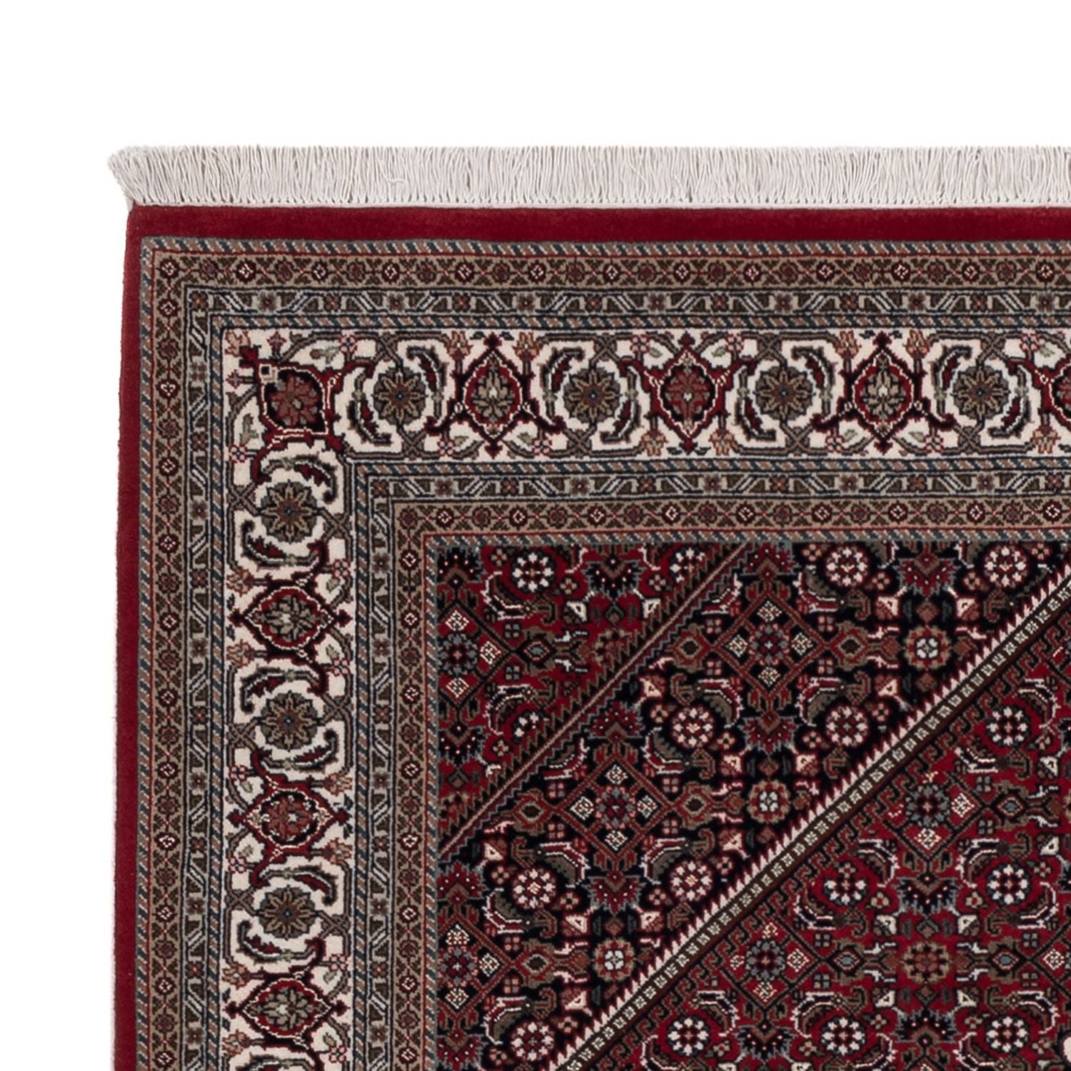 Alfombra oriental - Bidjar - Indus - 204 x 145 cm - marrón oscuro