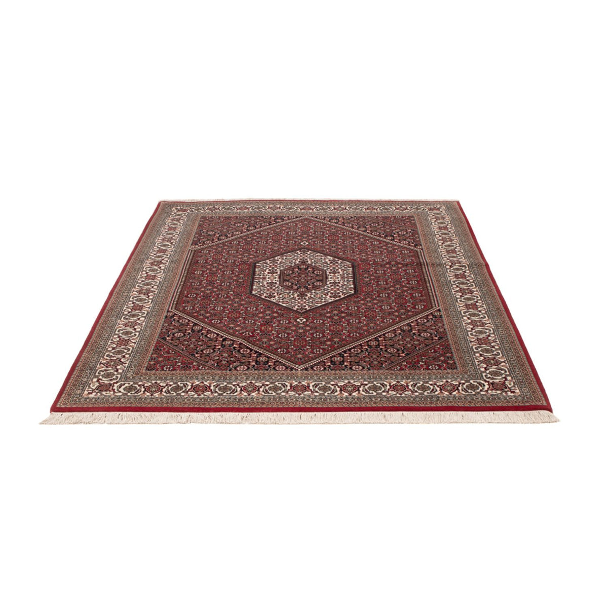 Alfombra oriental - Bidjar - Indus - 204 x 145 cm - marrón oscuro