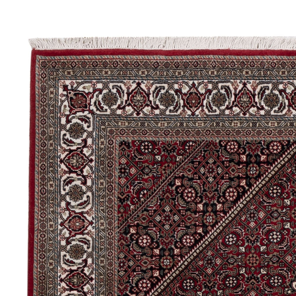 Alfombra oriental - Bidjar - Indus - 202 x 138 cm - marrón oscuro