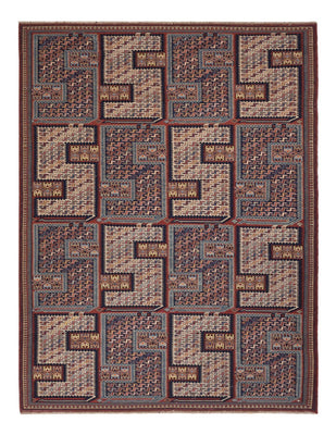 Alfombra Kelim - Oriental - Soumak - 205 x 166 cm - beige oscuro