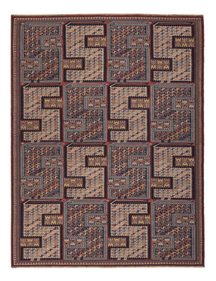 Alfombra Kelim - Oriental - Soumak - 209 x 166 cm - beige oscuro