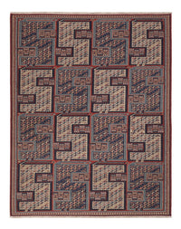 Alfombra Kelim - Oriental - Soumak - 208 x 165 cm - beige oscuro