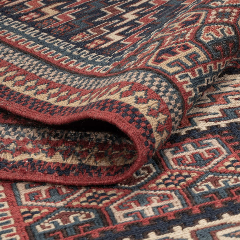Alfombra Kelim - Oriental - Soumak - 208 x 165 cm - beige oscuro