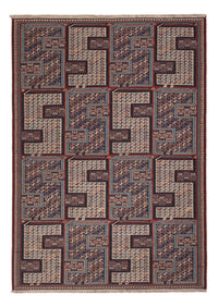 Alfombra Kelim - Oriental - Soumak - 223 x 156 cm - beige oscuro