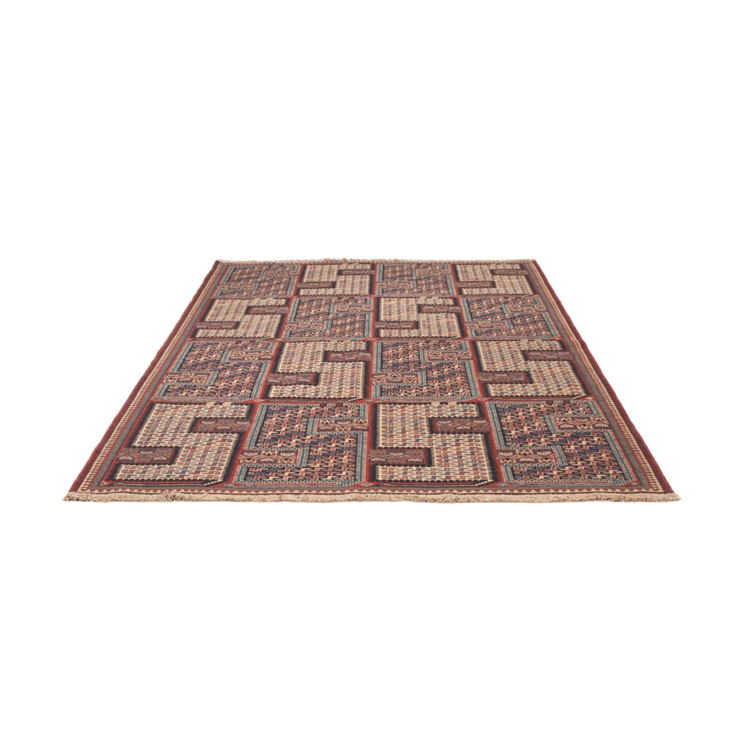 Alfombra Kelim - Oriental - Soumak - 223 x 156 cm - beige oscuro
