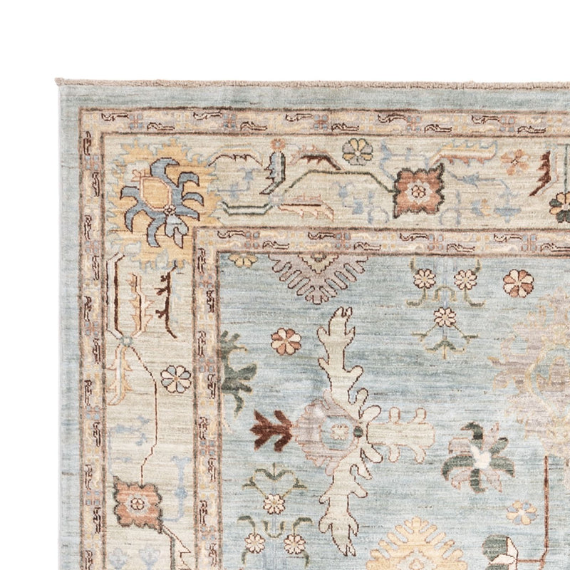 Alfombra Ziegler - Usak - 296 x 200 cm - azul claro