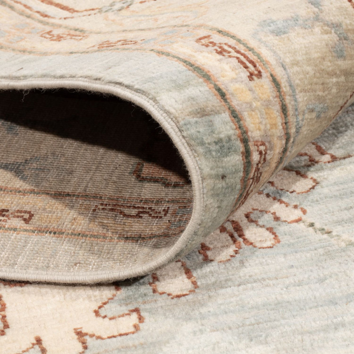 Alfombra Ziegler - Usak - 296 x 200 cm - azul claro