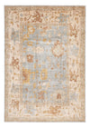 Ushak Alfombra 246x348cm - Alfombra oriental - Rectángulo / Azul claro / 246 x 348 cm Rectángulo