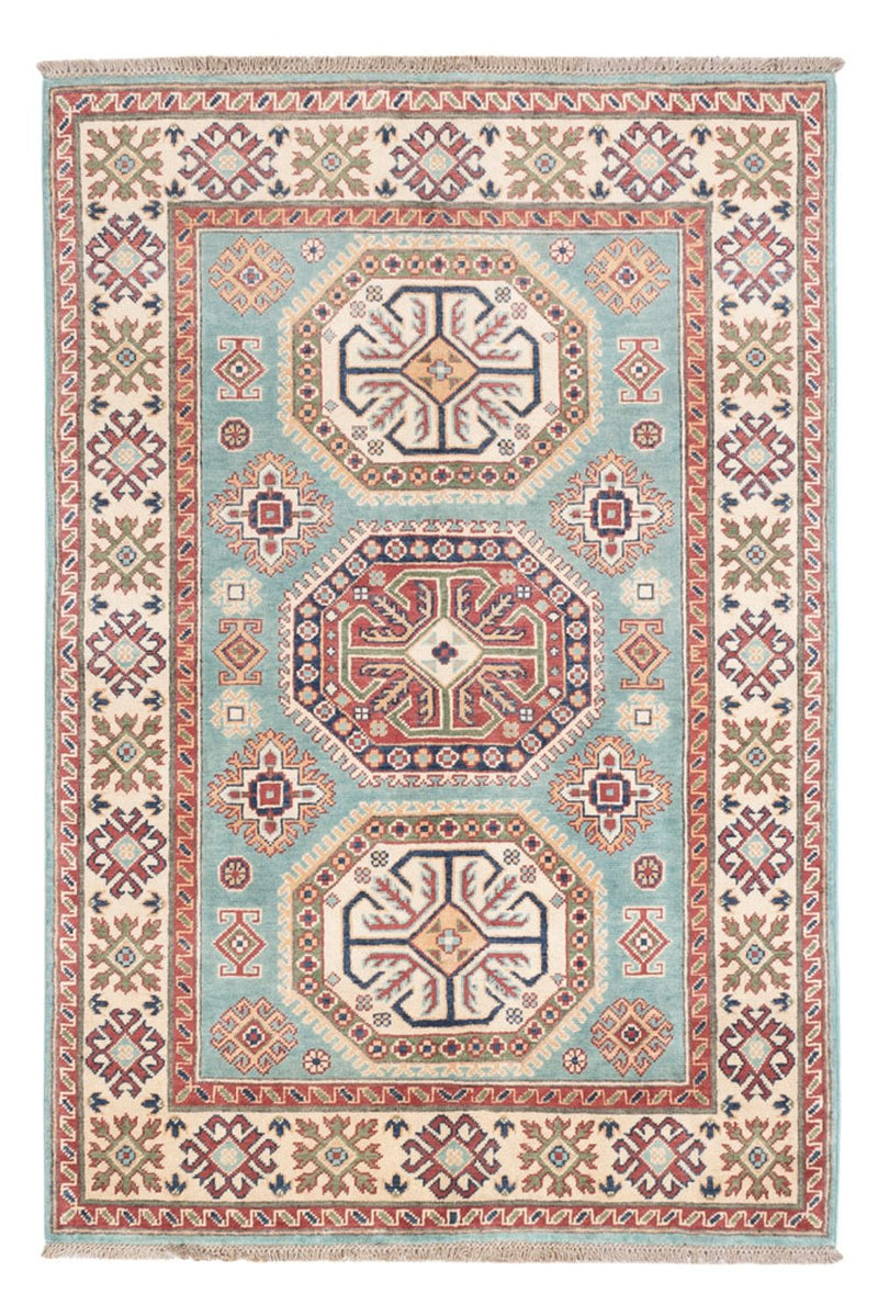 Alfombra Ziegler - Kazak - 178 x 120 cm - azul claro