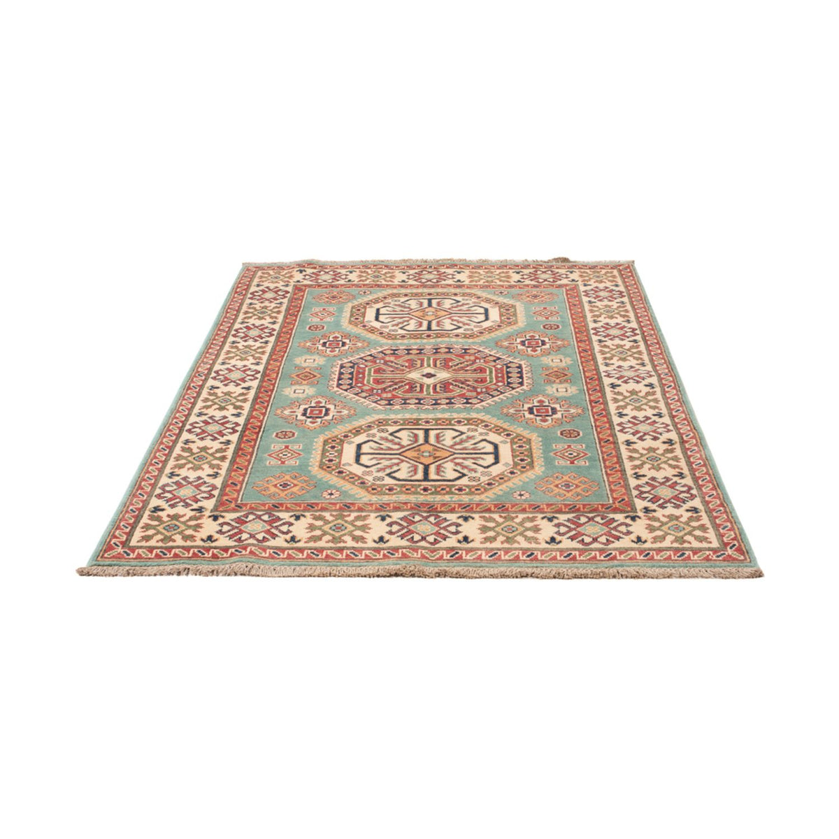 Alfombra Ziegler - Kazak - 178 x 120 cm - azul claro
