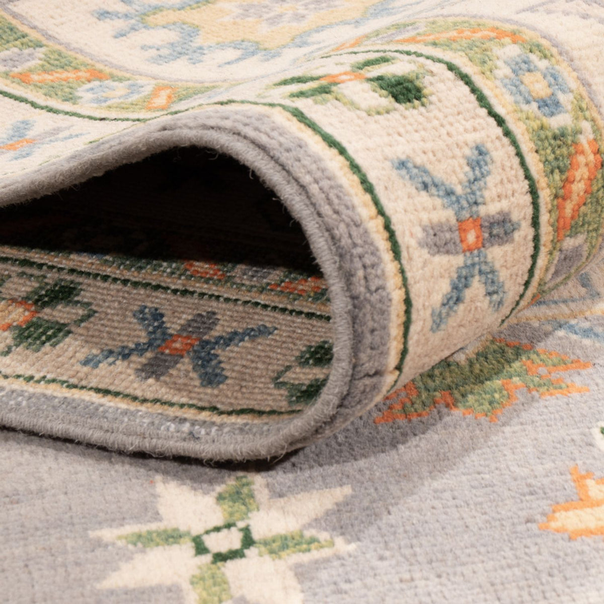 Alfombra Ziegler - Kazak - 299 x 203 cm - azul marino