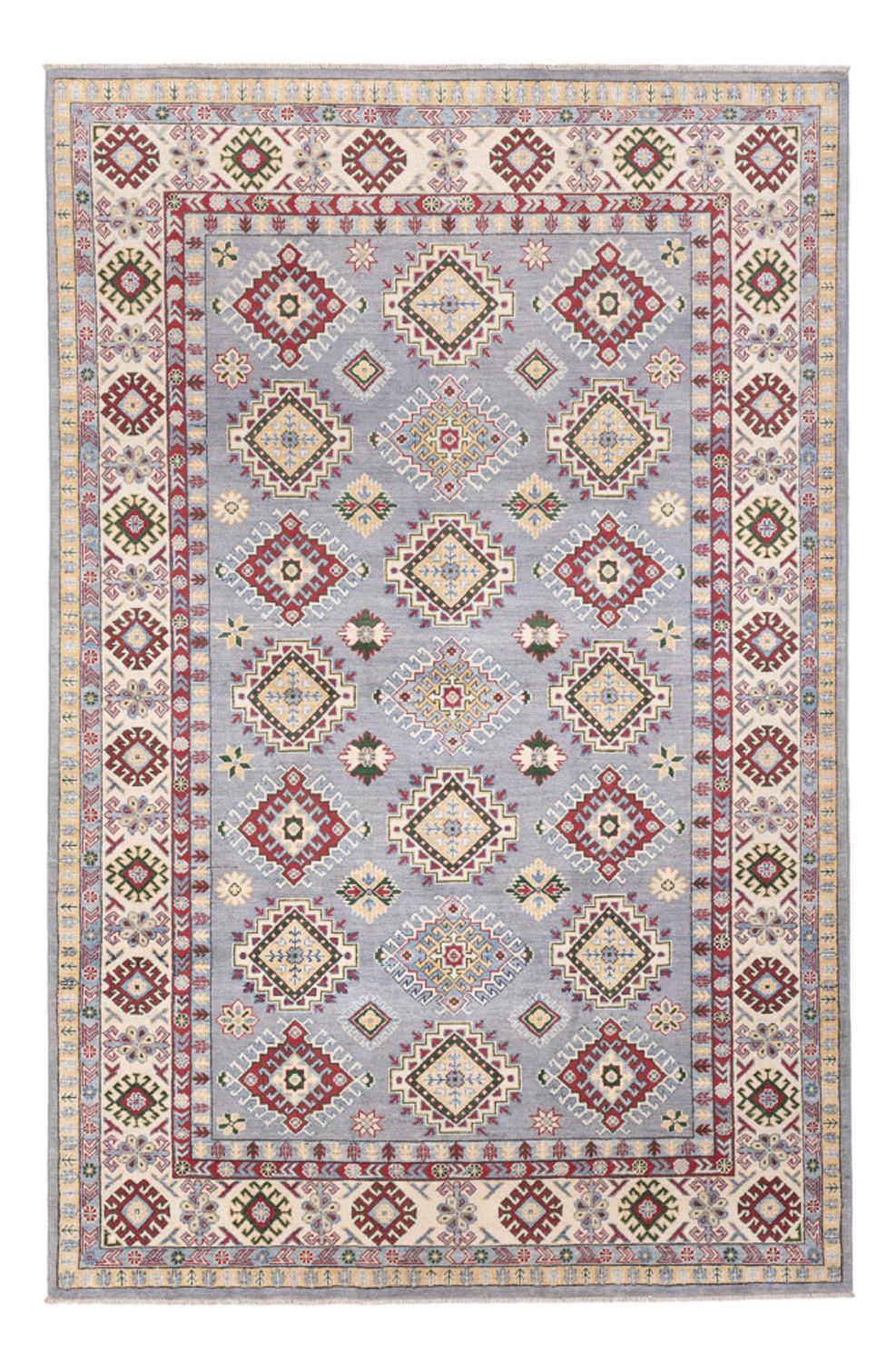 Alfombra Ziegler - Kazak - 313 x 202 cm - azul claro
